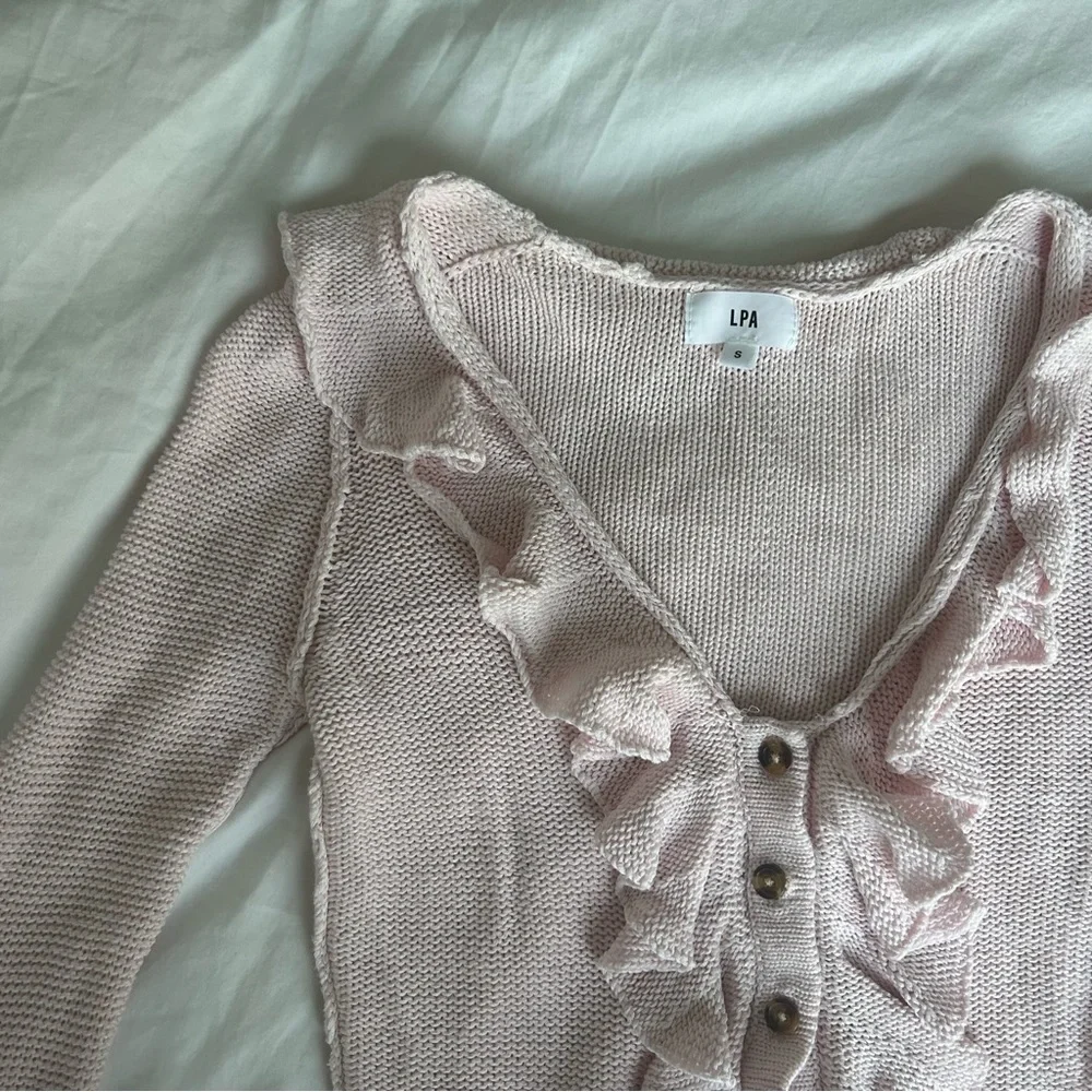 Revolve LPA Ruffled Top - Picture 2 of 4